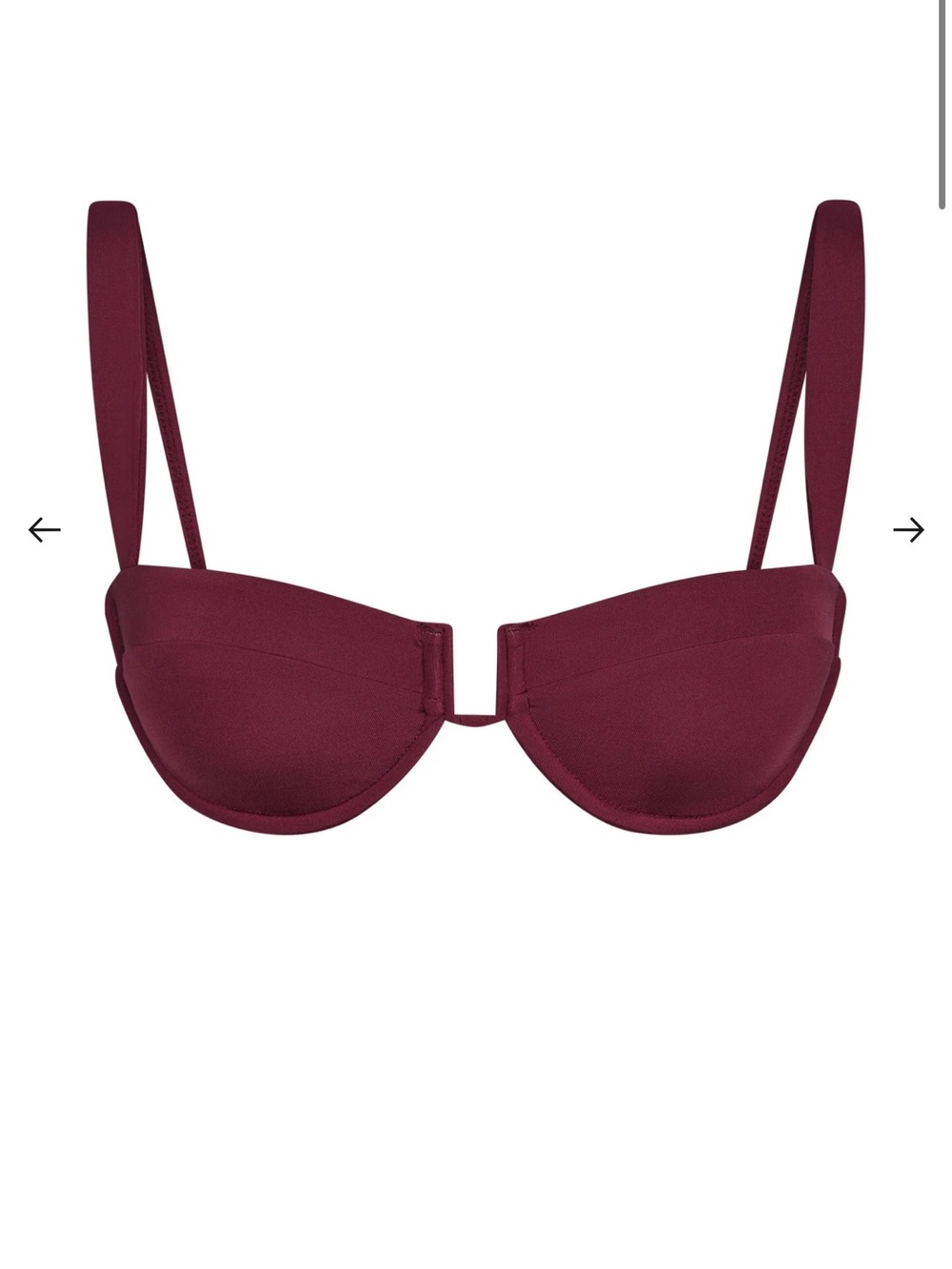 Monday Swimwear Cala Roja Top in Fig